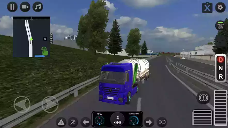 雪地卡车驾驶模拟器