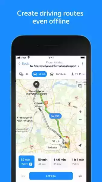 yandex map app